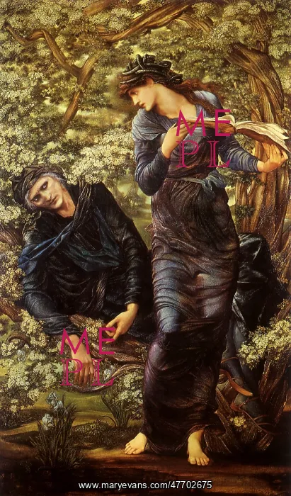 : The Beguiling of Merlin, by Burne-Jones : The Beguiling of Merlin, by Burne-Jones