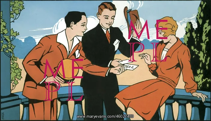 : behavior, two gentlemen and a lady, presenting : behavior, two gentlemen and a lady, presenting