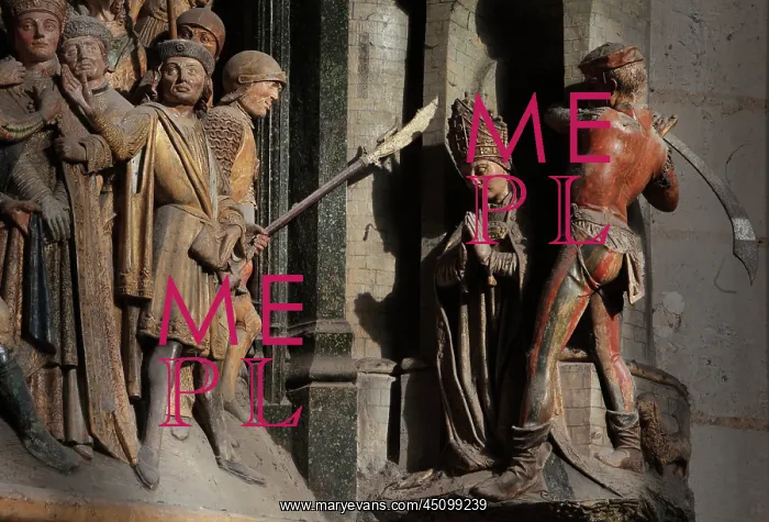 : Beheading of St Firmin, choir screen, Amiens Cathedral : Beheading of St Firmin, choir screen, Amiens Cathedral