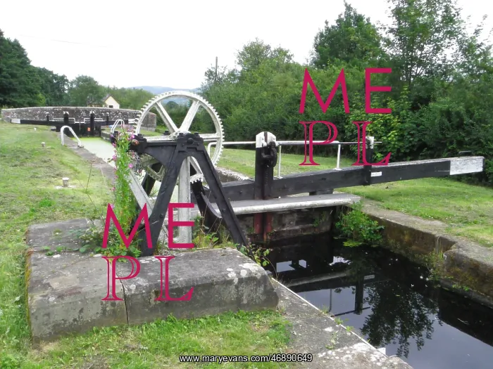 : Belan Lock and Bridge, Montgomery Canal : Belan Lock and Bridge, Montgomery Canal