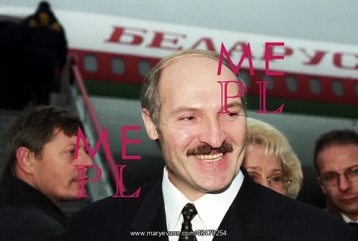 : Belarus President Alexander Lukashenko in Moscow, 1996 : Belarus President Alexander Lukashenko in Moscow, 1996