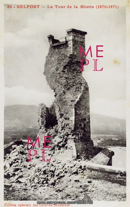 : Belfort, France - The Miotte Tower : Belfort, France - The Miotte Tower