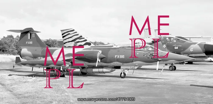 : Belgian Air Force - Lockheed - SABCA - F-104G FX86 : Belgian Air Force - Lockheed - SABCA - F-104G FX86