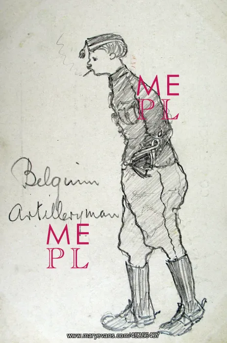 : Belgian Artilleryman : Belgian Artilleryman