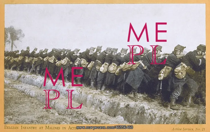 : Belgian Infantry in action at Malines - WWI : Belgian Infantry in action at Malines - WWI