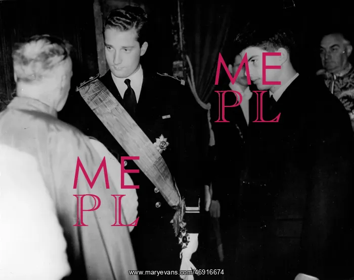 : Belgian Princes at Te Deum service, Brussels : Belgian Princes at Te Deum service, Brussels