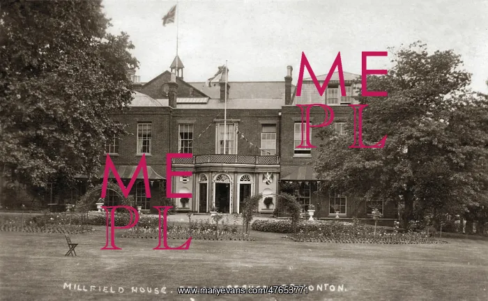 : Belgian Refuge, Millfield House, Edmonton : Belgian Refuge, Millfield House, Edmonton