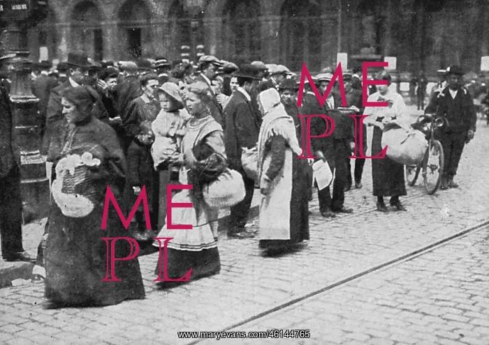 : Belgian refugees in Brussels : Belgian refugees in Brussels