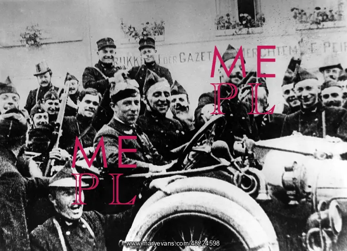 : Belgian soldiers in Merchtem, August 1914 : Belgian soldiers in Merchtem, August 1914