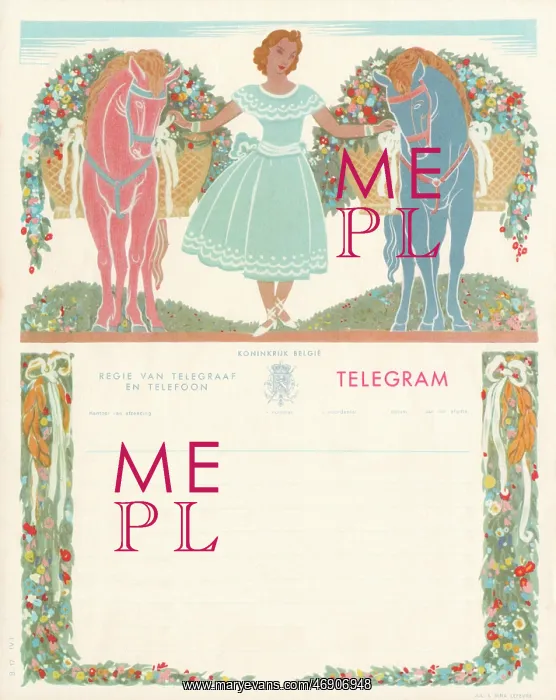 : Belgian Telegram Form : Belgian Telegram Form
