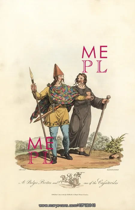 : Belgic Briton and one of the Cassiterides from : Belgic Briton and one of the Cassiterides from