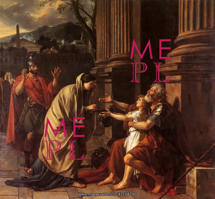 : Belisarius Begging for Alms, by Jacques-Louis David : Belisarius Begging for Alms, by Jacques-Louis David