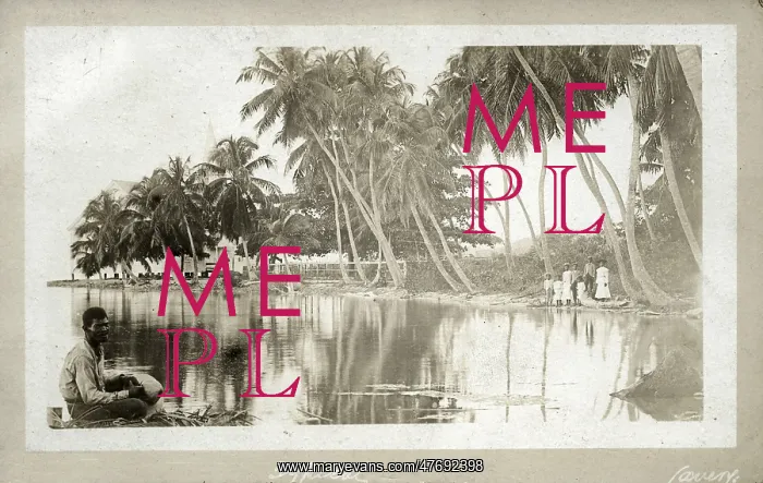  : Belize, British Honduras - Typical Coastal Scene