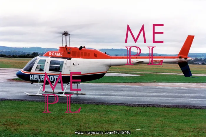 : Bell 206 JetRanger II G-BAML : Bell 206 JetRanger II G-BAML