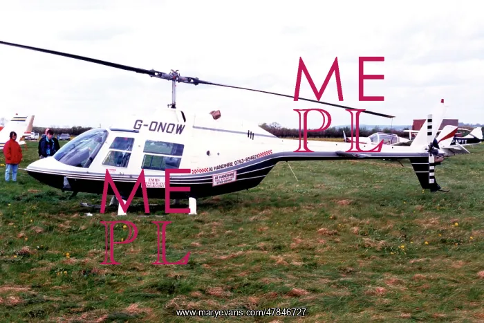 : Bell 206A JetRanger G-ONOW : Bell 206A JetRanger G-ONOW