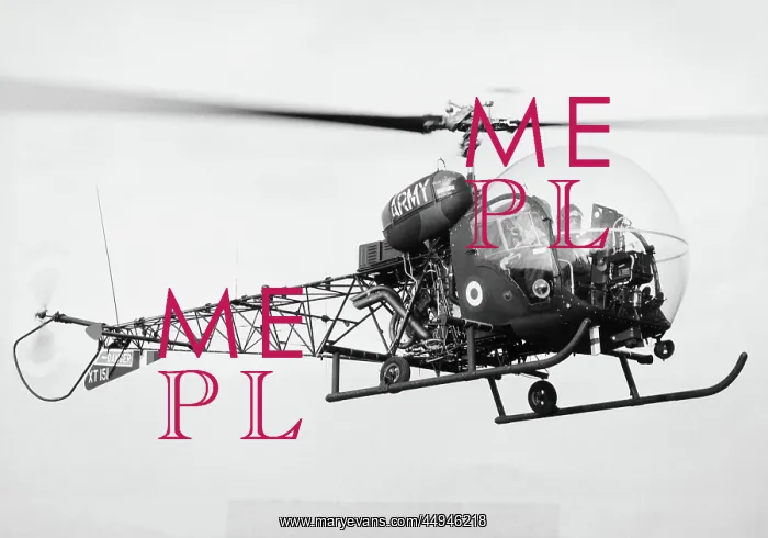  : Bell 47 Sioux Helicopter