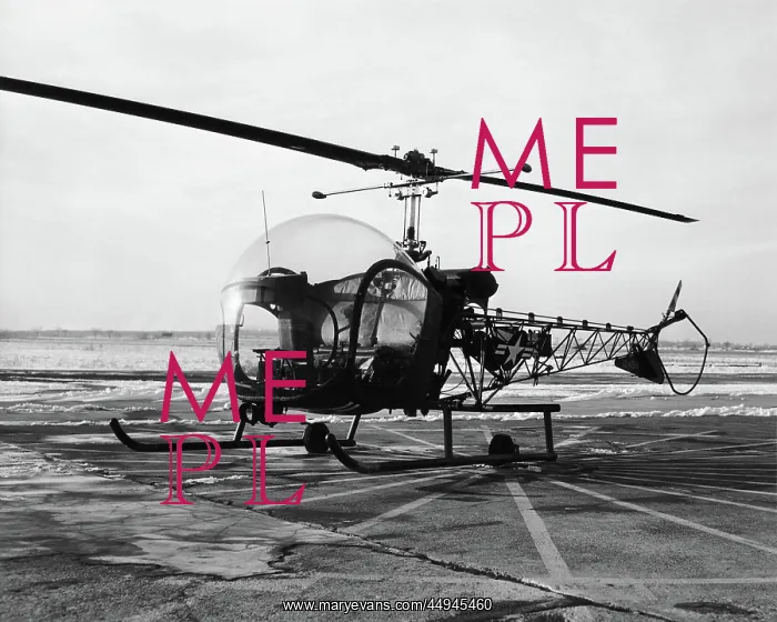 : Bell 47B Helicopter : Bell 47B Helicopter