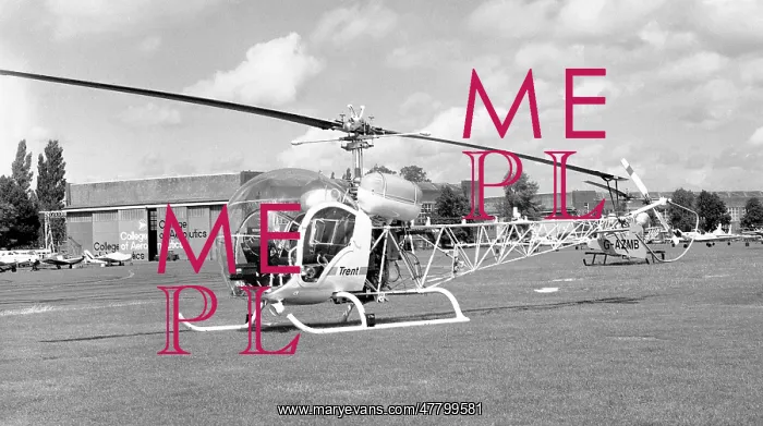 : Bell 47G-5 G-AZMB : Bell 47G-5 G-AZMB