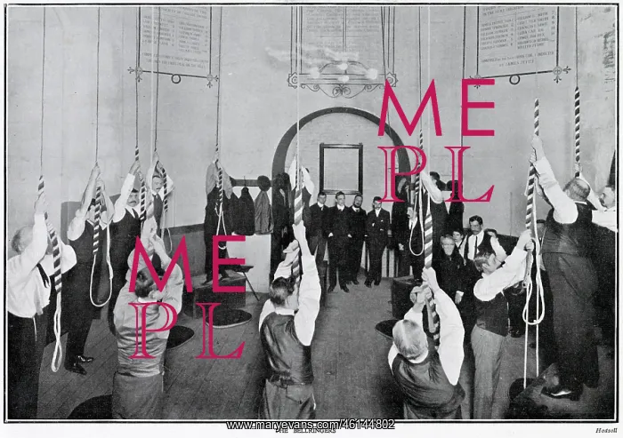 : The bell ringers of St Paul's Cathedral, 1903 : The bell ringers of St Paul's Cathedral, 1903