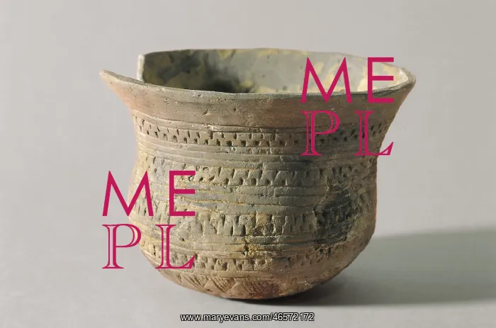 : Bell shaped vessel. Neolithic art. Ceramics : Bell shaped vessel. Neolithic art. Ceramics