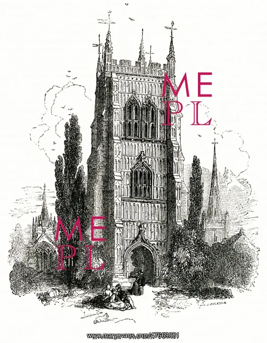 : Bell tower of Evesham Abbey, Worcestershire : Bell tower of Evesham Abbey, Worcestershire