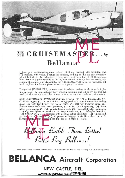 : Bellanca Cruisemaster : Bellanca Cruisemaster