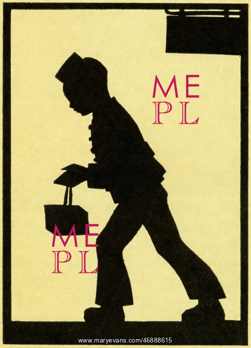  : Bellboy in silhouette