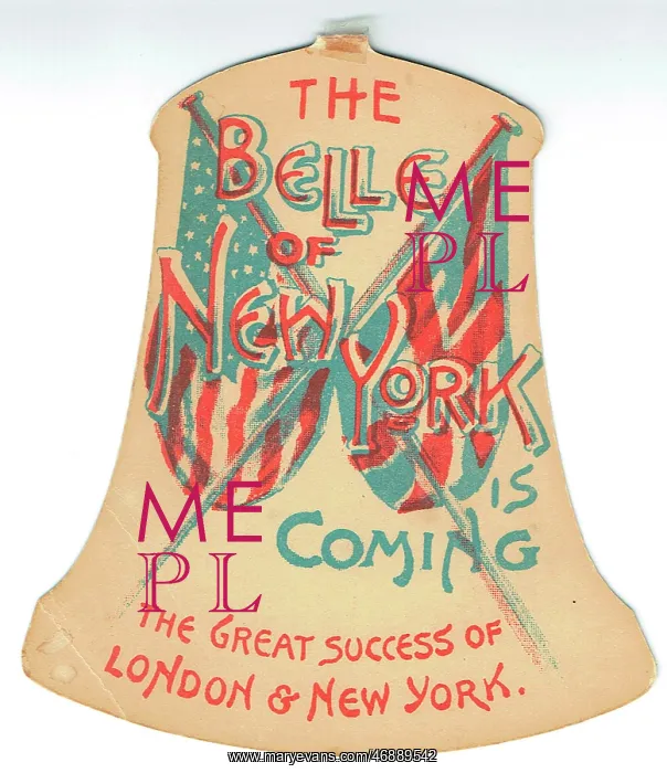 : The Belle of New York, by Cs McLellan : The Belle of New York, by Cs McLellan