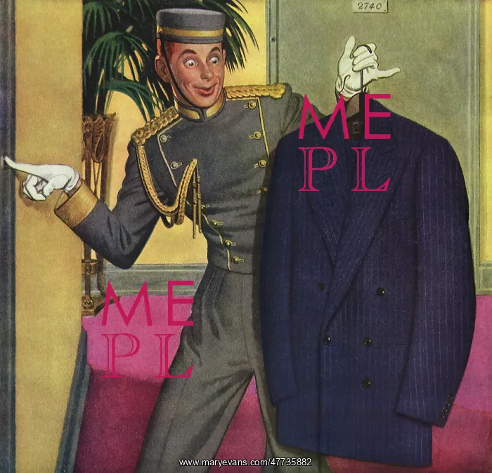  : Bellhop holding Expensive Suit