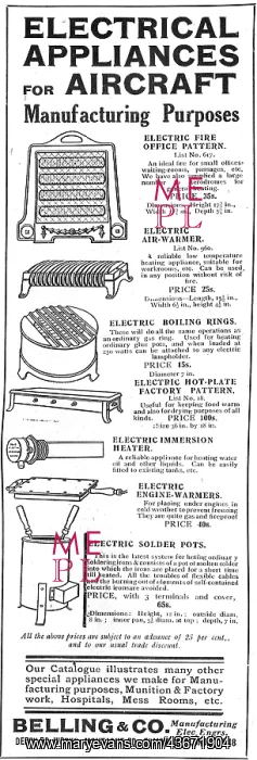 : Belling Electrical Appliances For Aircraft : Belling Electrical Appliances For Aircraft