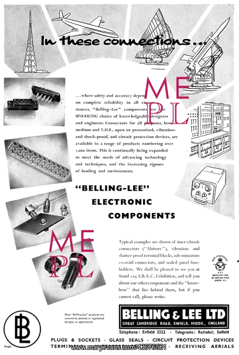 : Belling & Lee Aircraft Electronic Components : Belling & Lee Aircraft Electronic Components