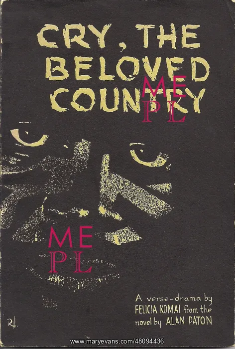 : Cry the Beloved Country (programme cover)