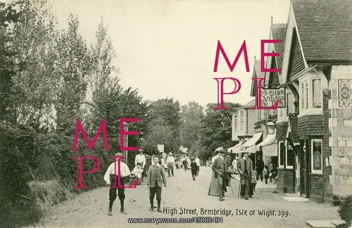 : Bembridge, Isle of Wight, Hampshire - The High Street : Bembridge, Isle of Wight, Hampshire - The High Street