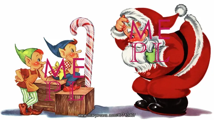  : Bemused Santa and Elves