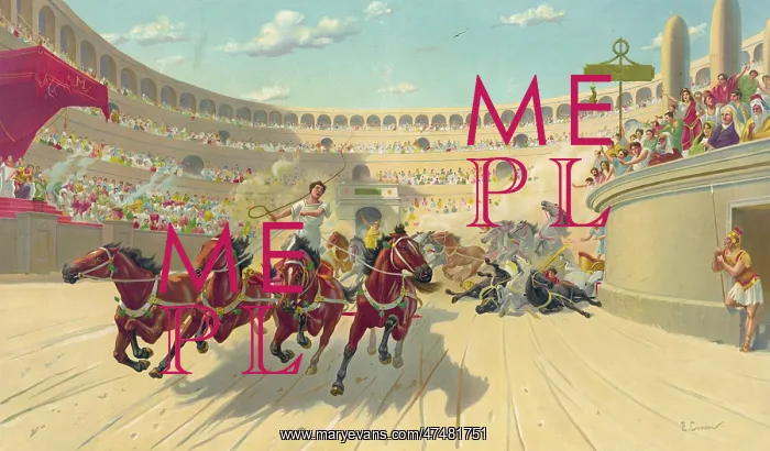 : The Ben Hur chariot race : The Ben Hur chariot race