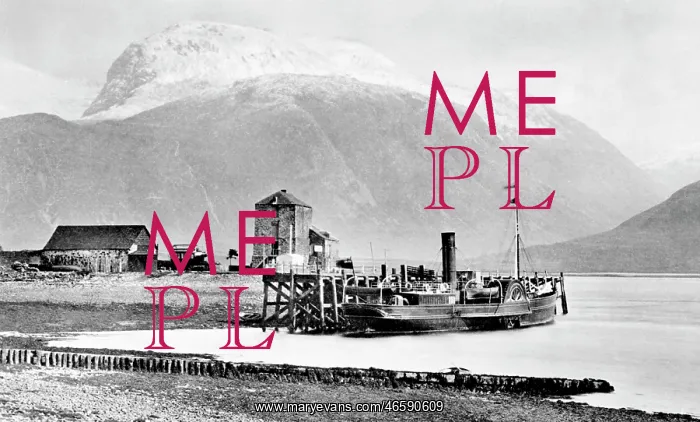  : Ben Nevis, from Corpach 1890