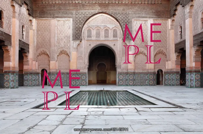 : Ben Youssef Madrasa, Marrakech, Morocco : Ben Youssef Madrasa, Marrakech, Morocco