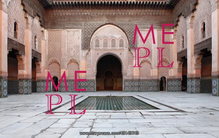 : Ben Youssef Madrasa, Marrakech, Morocco : Ben Youssef Madrasa, Marrakech, Morocco