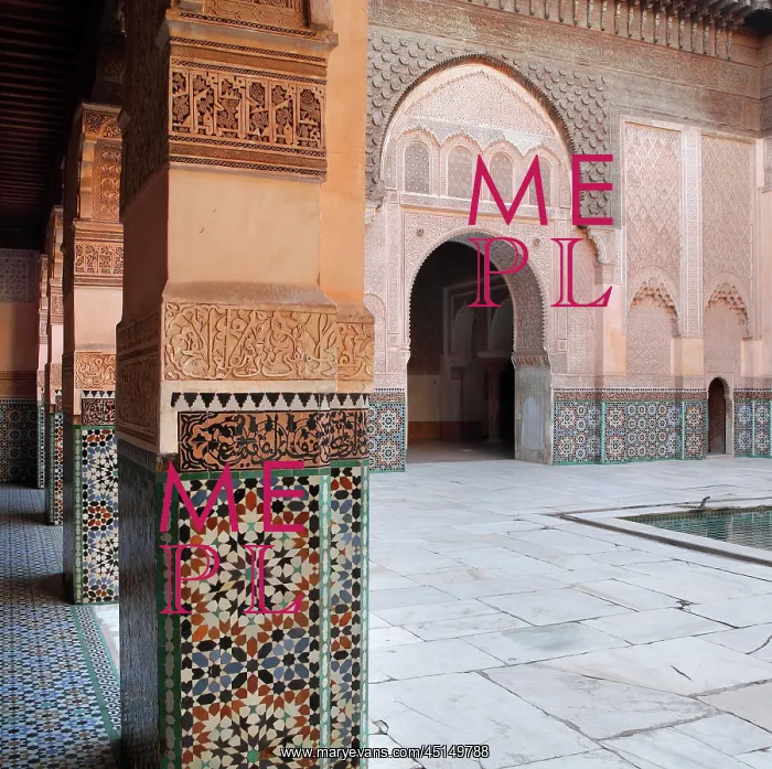 : Ben Youssef Madrasa, Marrakech, Morocco : Ben Youssef Madrasa, Marrakech, Morocco