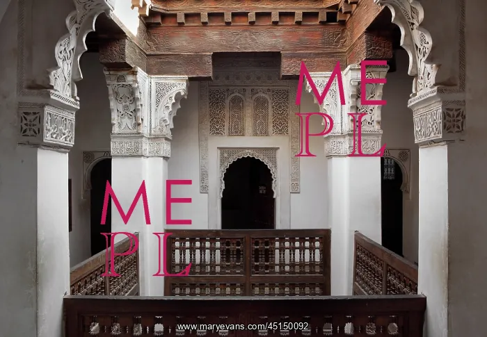 : Ben Youssef Madrasa, Marrakech, Morocco : Ben Youssef Madrasa, Marrakech, Morocco