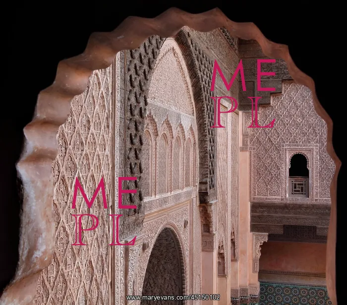 : Ben Youssef Madrasa, Marrakech, Morocco : Ben Youssef Madrasa, Marrakech, Morocco