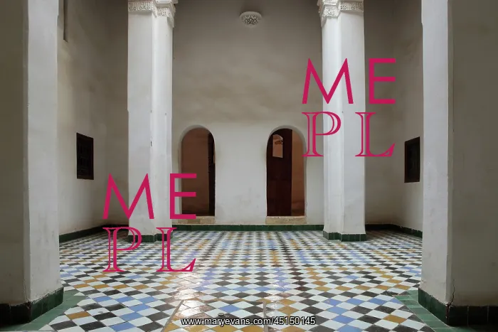 : Ben Youssef Madrasa, Marrakech, Morocco : Ben Youssef Madrasa, Marrakech, Morocco