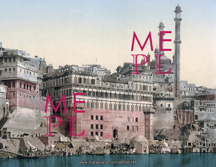 : Benaares (Varanasi, Uttar Pradesh, India, circa 1890s : Benaares (Varanasi, Uttar Pradesh, India, circa 1890s