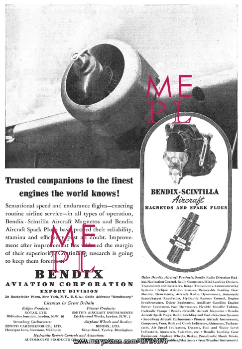 : Bendix Magnetos & Spark Plugs : Bendix Magnetos & Spark Plugs