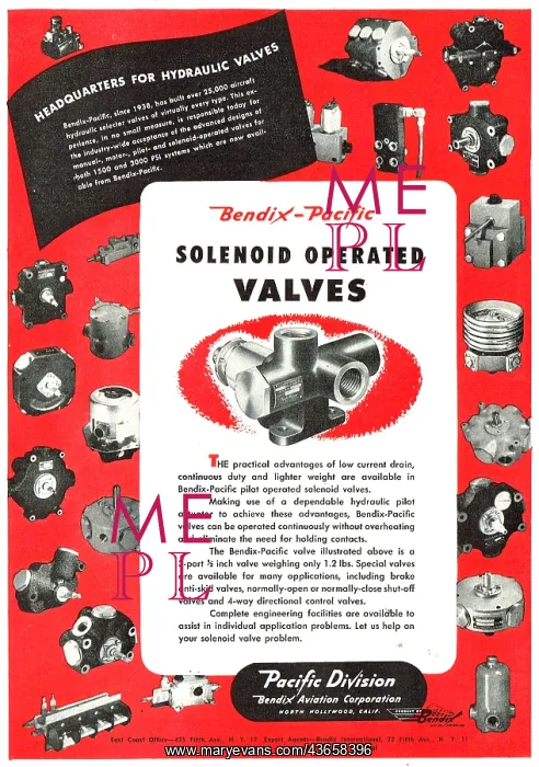: Bendix Pacific Solenoid Operated Valves : Bendix Pacific Solenoid Operated Valves