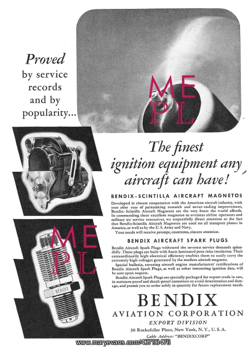 : Bendix-Scintilla Aircraft Magnetos : Bendix-Scintilla Aircraft Magnetos