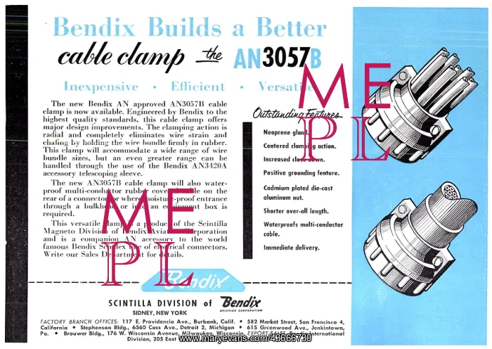 : Bendix Scintilla Electrical Accessories : Bendix Scintilla Electrical Accessories