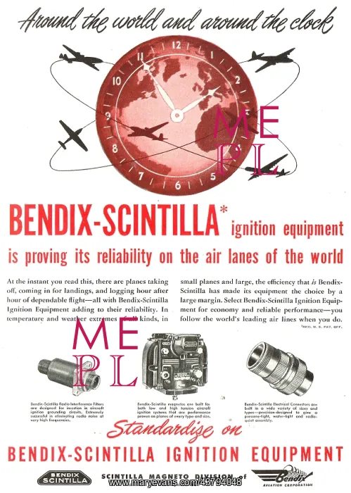 : Bendix-Scintilla Ignition Equipment : Bendix-Scintilla Ignition Equipment