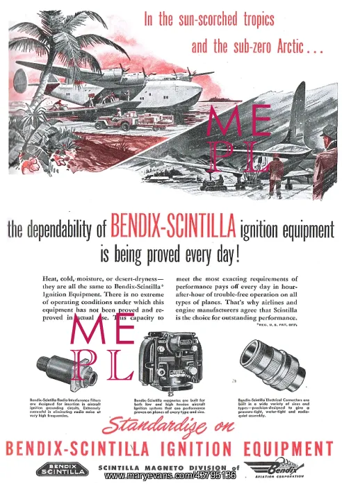 : Bendix-Scintilla Ignition Equipment : Bendix-Scintilla Ignition Equipment