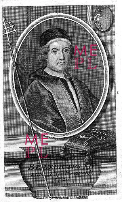 : Benedict XIV (Prospero Lambertini), 31.3.1675 : Benedict XIV (Prospero Lambertini), 31.3.1675